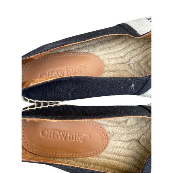 Off-White Black and White Espadrilles size 37 - Picture 7 of 11